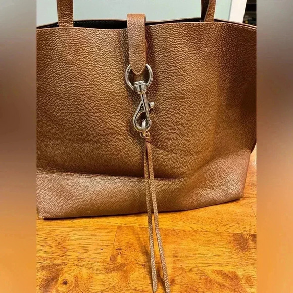 Rebecca Minkoff Megan Brown Leather Tote Rocher - Picture 2 of 14